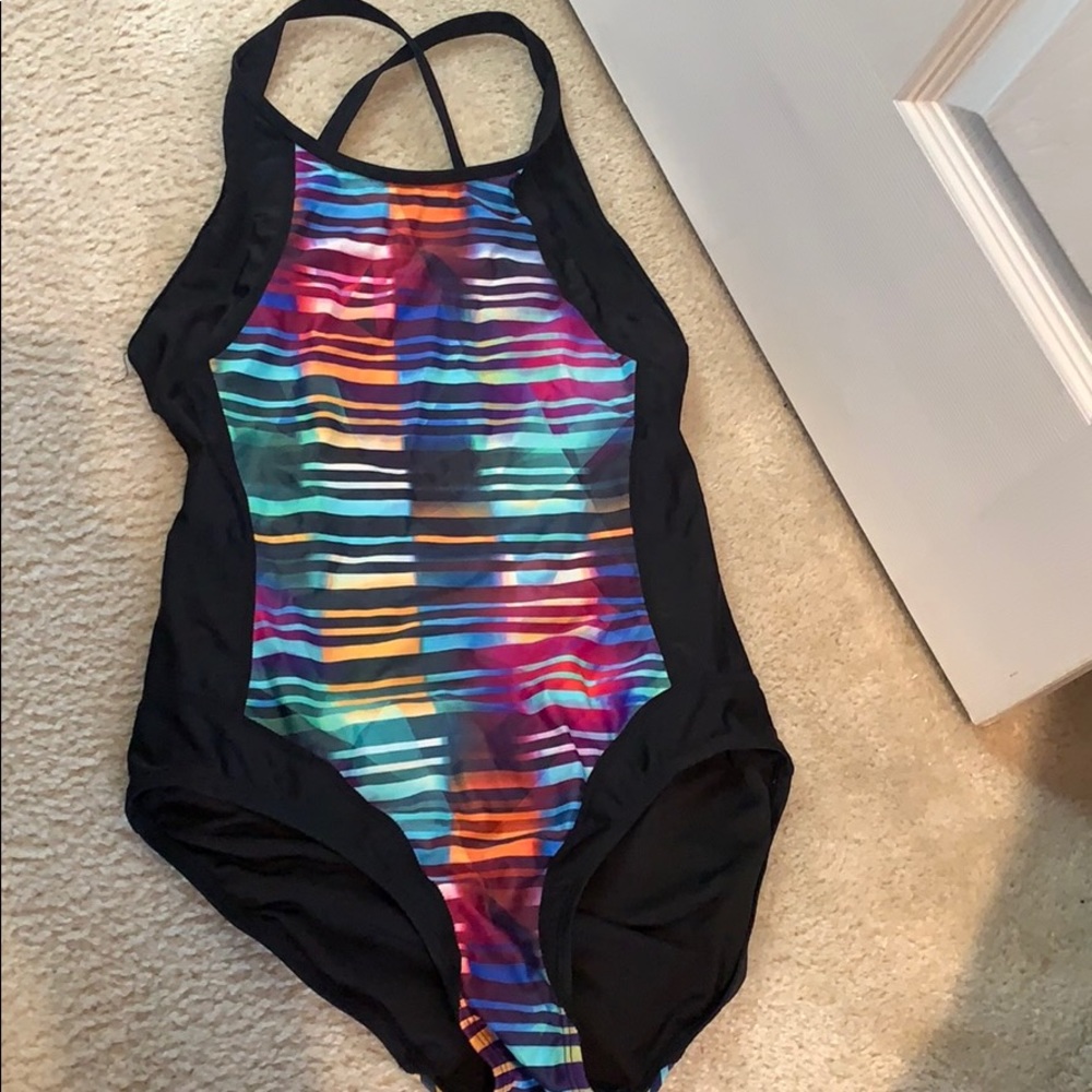Athleta low back swimsuit Sz M